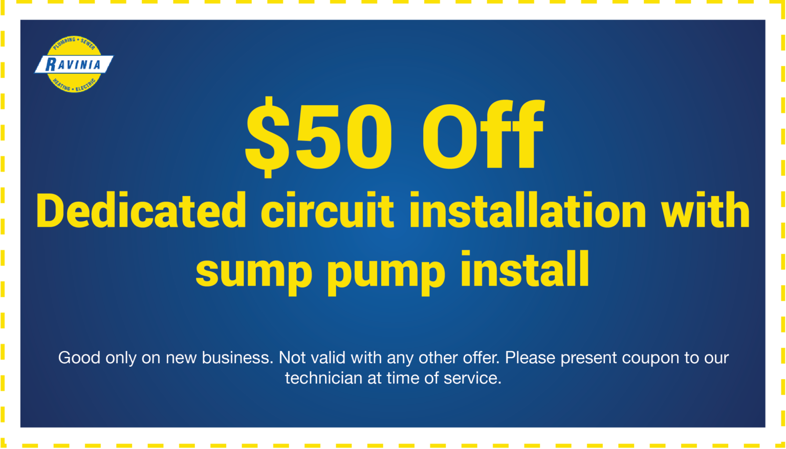 Coupons Plumbing, Sewer, Heating & Electrical Services Ravinia