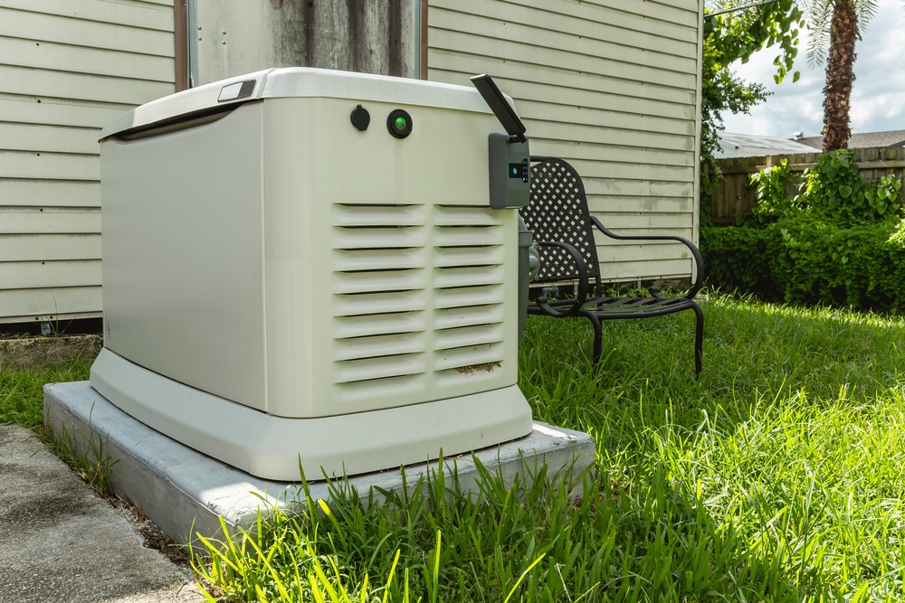 standby generator outside of home